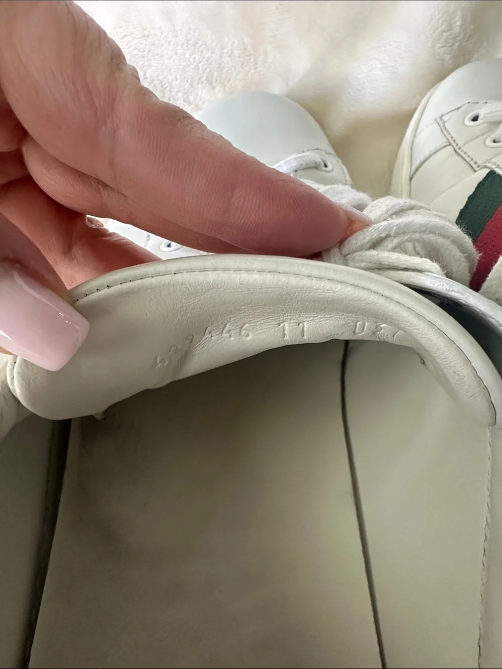 Gucci Men's New Ace Embroidered Low-Top Sneakers